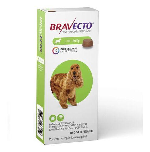 Imagem de Bravecto 500 mga 10 ate 20 kg