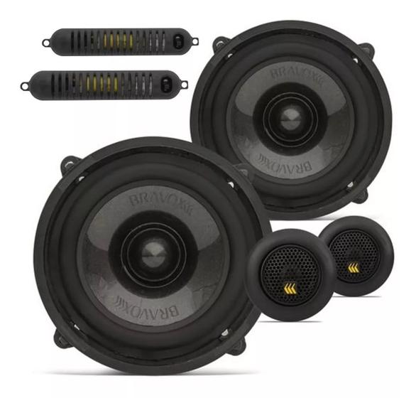 Bravox Kit 2 vias Cs50bk 190w Rms 5 Polegadas Menor preço em Bravox Kit 2 vias Cs50bk 190w Rms 5 Polegadas