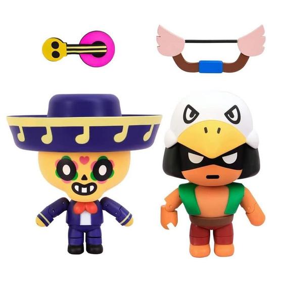 Imagem de Brawl Stars Bo & Poco Guitarra Bow Line Amigos Figura Lutador