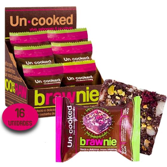 Imagem de Brawnie Uncooked (Culinária Viva) Display Com 16 Unidades