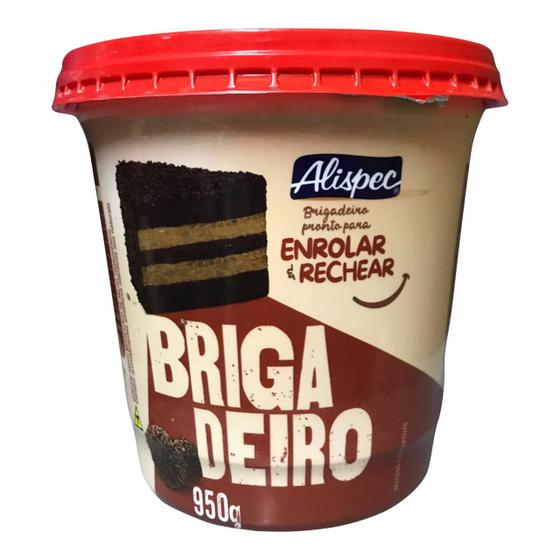 Imagem de Brigadeiro pronto para enrolar ou rechear Alispec 950 gramas