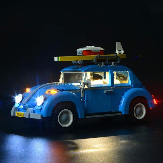 Imagem de BrikSMAX Led Lighting Kit para criador Volkswagen - Compatível com lego 10252 blocos de construção modelo - não incluir o conjunto lego