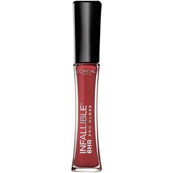 Imagem de Brilho Labial L'Oréal Paris Infallible 8h - Hidratante e com Acabamento Camurça