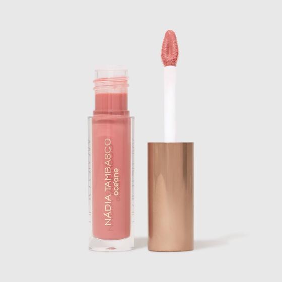 Imagem de Brilho Labial Rosa Nádia Tambasco By Océane - Lip To Glow Luxe 1,8g