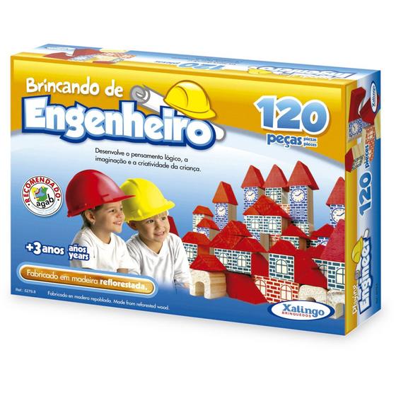 Imagem de Brincando de Engenheiro 120 Peças - Xalingo