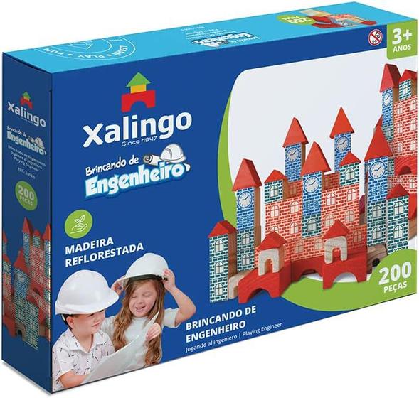 Imagem de Brincando de Engenheiro 200 Peças - Xalingo