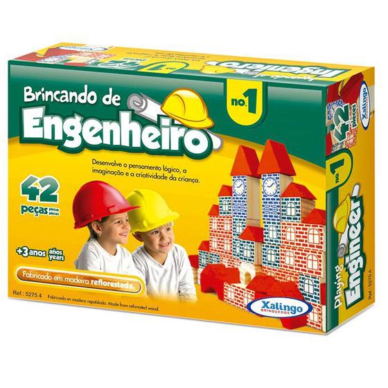 Imagem de BRINCANDO DE ENGENHEIRO Nº 1 42 PÇS - XALINGO