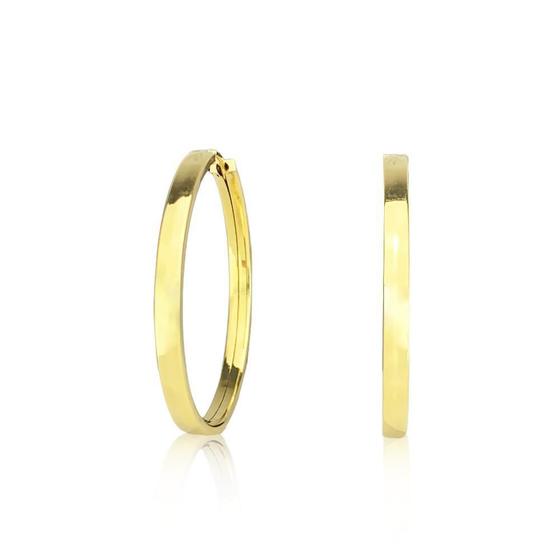 Imagem de Brinco Argola Fio Redonda 2 Cm Em Ouro 18K