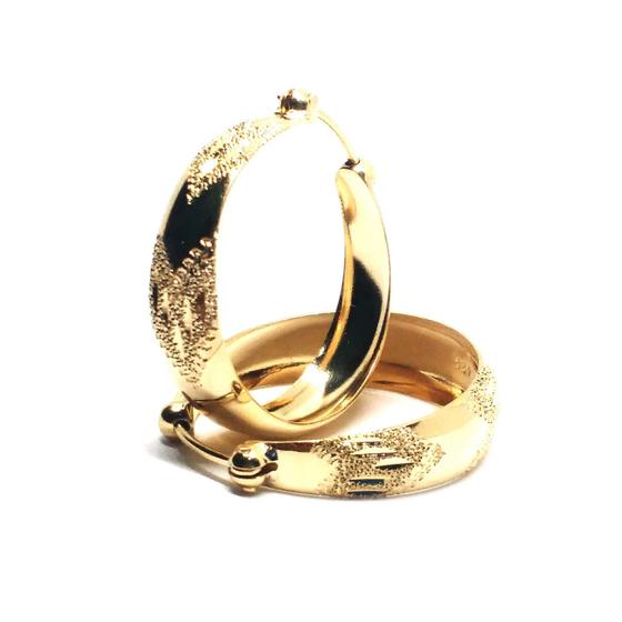 Imagem de Brinco de ouro 18k  Argola Pequeno 1,2Cm