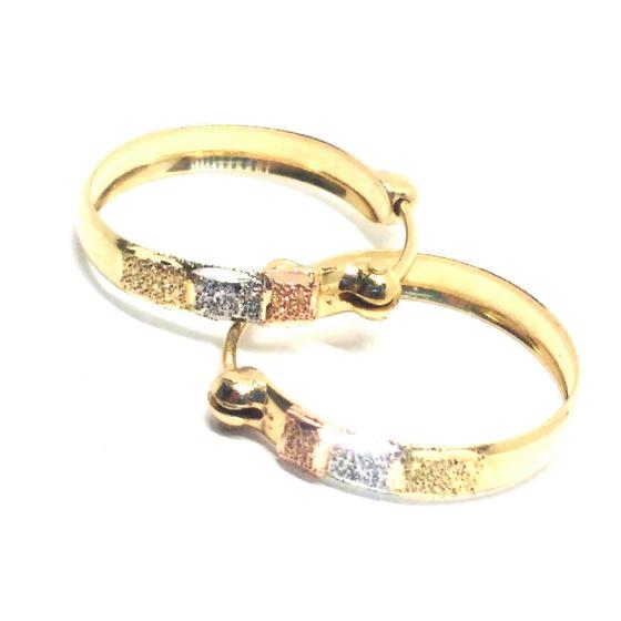 Imagem de Brinco de ouro 18k  Argola Pequeno 1CM