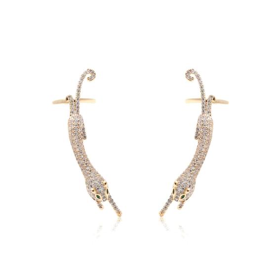 Imagem de Brinco ear cuff no banho de ouro 18 K