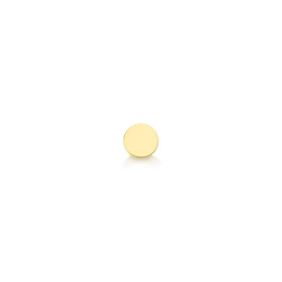 Imagem de Brinco Único Círculo em Ouro Amarelo