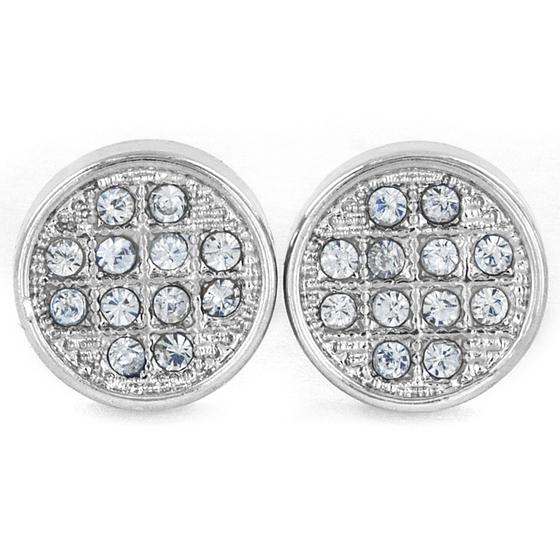 Imagem de Brincos West Coast Jewelry ELYA Silver Micro Pave Crystal