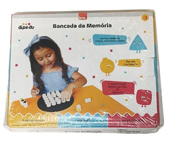 Imagem de Brinq. mad. bancada de memória   37 pçs   dpd0050