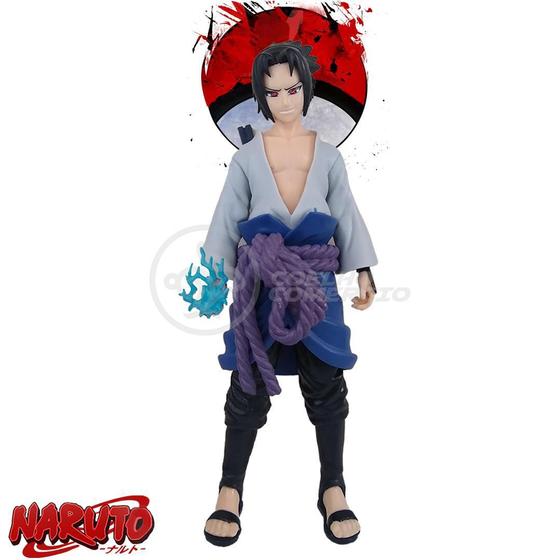 Imagem de Brinquedo Action Figure Sasuke Uchiha Shippuden 18Cm