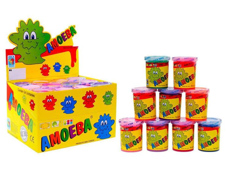 Imagem de Brinquedo Amoeba Asca Toys Caixa Com 24 Unidades