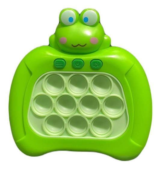 Imagem de Brinquedo Anti-Stress de Fidget com Luz Push & Pop Game Rápido Pop It Eletrônico Brinquedo