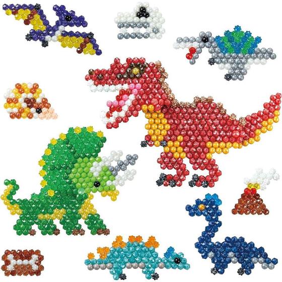 Imagem de Brinquedo Aquabeads Epoch Magia Dinosaur World Colorido