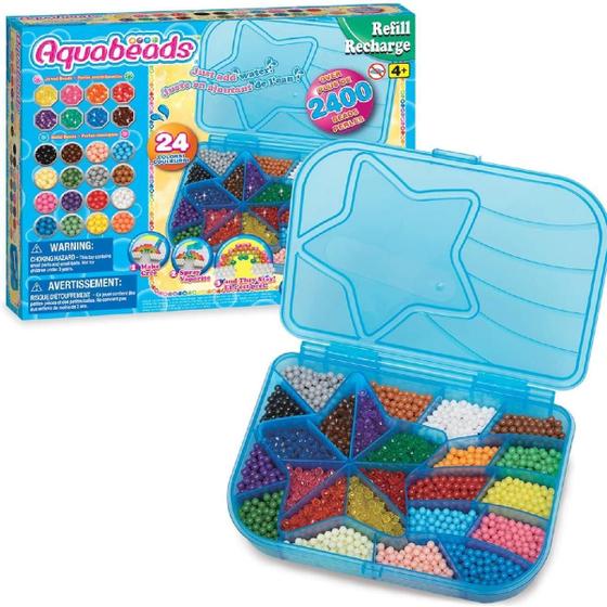 Imagem de Brinquedo Aquabeads Mega Beads Set 2400 Beads 24 Cores 31502