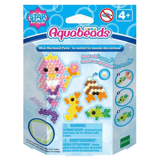 Brinquedo Aquabeads Mini Temas Fundo Do Mar Epoch 180 beads - Aquabeads ...