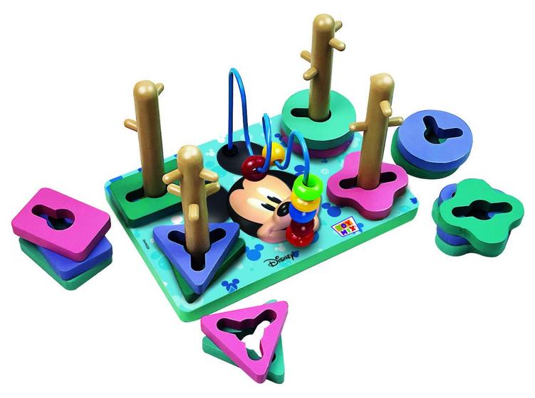 Imagem de Brinquedo Aramado Divertido Cores e Formas Mickey Disney 