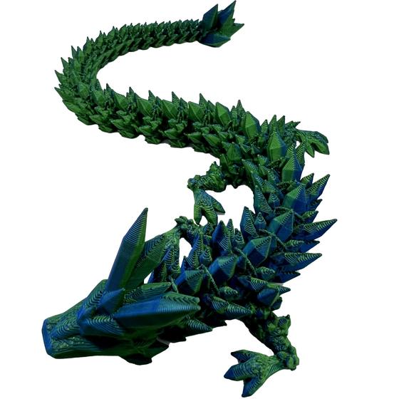 Imagem de Brinquedo articulado impresso em 3D Crystal Dragon PETBSNVB 12