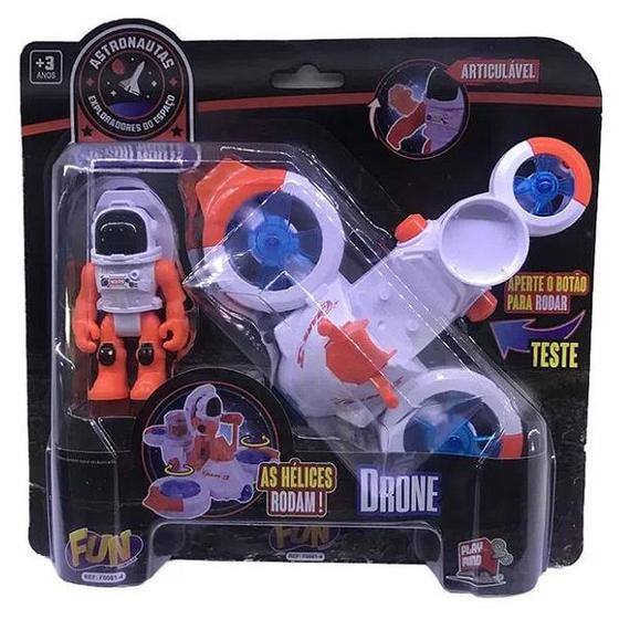 Brinquedo Astronauta Missao Marte Drone Espacial FUN F0081-4 ...