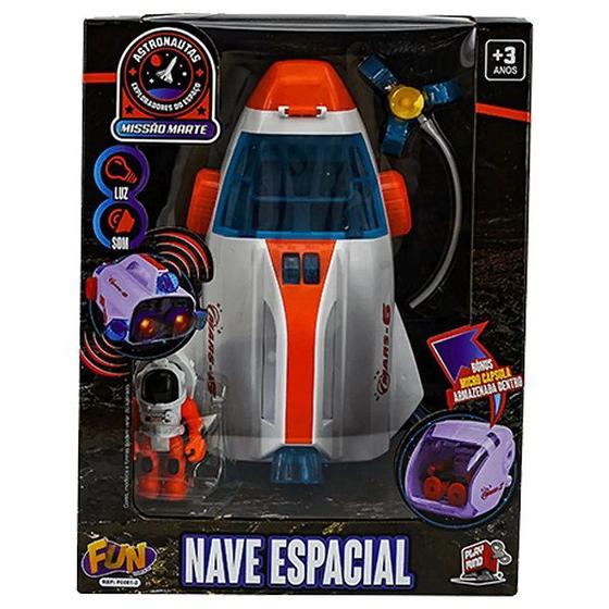 Imagem de Brinquedo Astronauta Missao Marte Nave Espacial FUN F0081-2