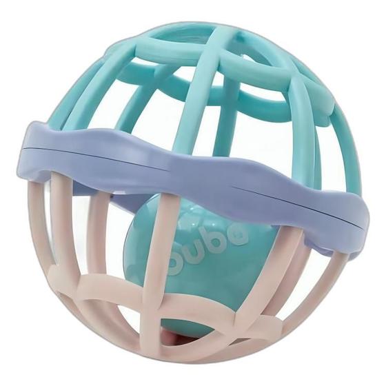 Imagem de Brinquedo Baby Ball Colors Sensorial Com Chocalho 11850 Buba