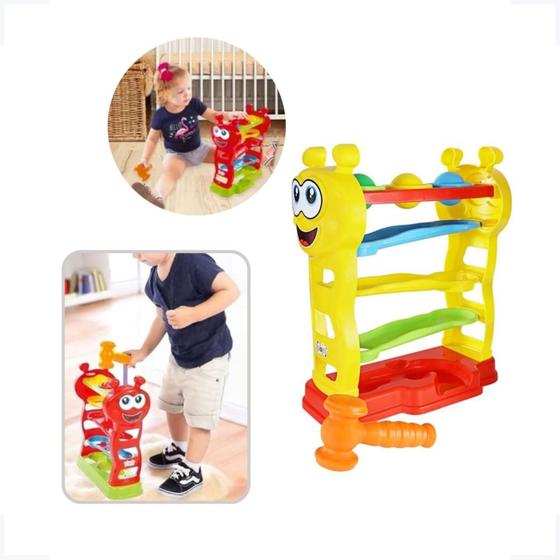 Imagem de Brinquedo Baby Peia Martelinho Infantil Aprenda Colorido