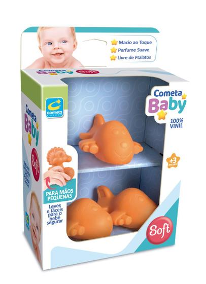 Imagem de Brinquedo Baby Soft Avião +3 Meses Cometa Brinquedos