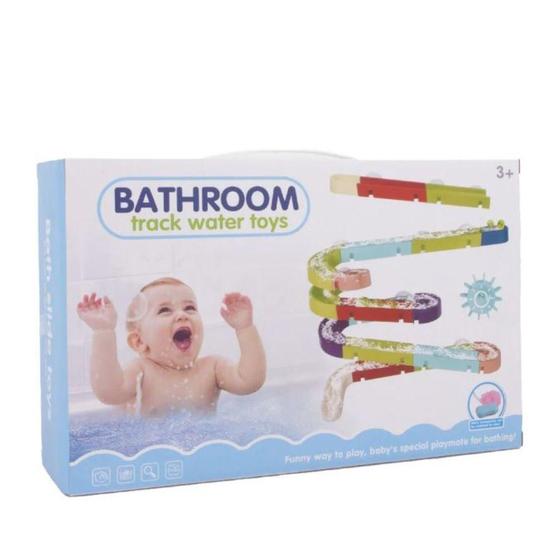 Imagem de Brinquedo Banho Bebês Bathroom Track Water Toys 39 Peças