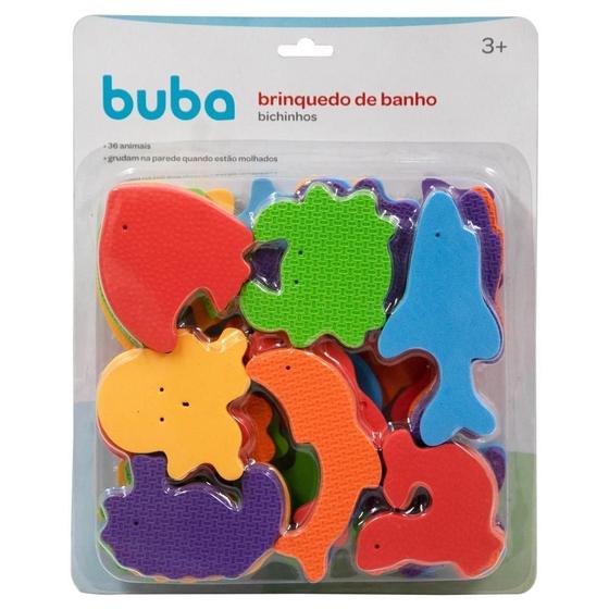 Imagem de Brinquedo Banho Eva Animais Do Mar 36Peças Buba