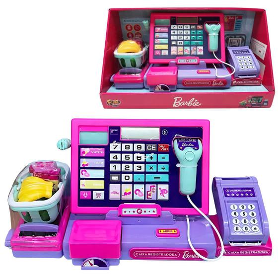 Brinquedo Barbie Caixa Registradora Unique Fun Divirta se - Fun Divirta ...