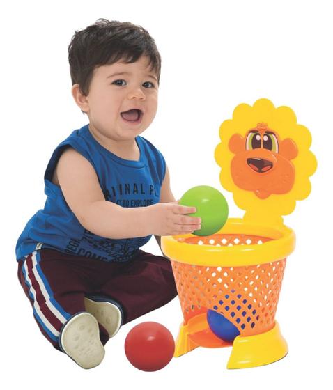 Imagem de Brinquedo Bebê Educativo Didatico Basquete 1 Ano Interativo Presente Menino Menina 6 meses Criança