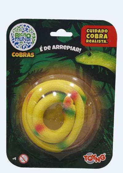 Imagem de Brinquedo Bicho Mundi Cobras De Borracha - Toyng