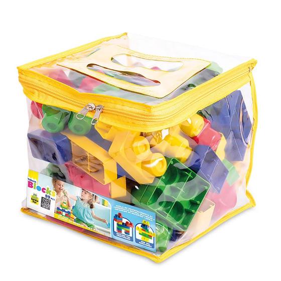 Imagem de Brinquedo Blocos de Montar Tchuco Blocks Cubo Samba Toys 99 Peças