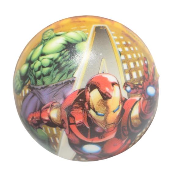 Imagem de Brinquedo Bola De Apertar Soft 7Cm Em Espuma Avengers Colors