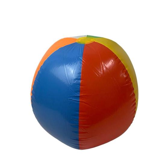 Imagem de Brinquedo Bola Inflável De Plástico Divertida Colorida