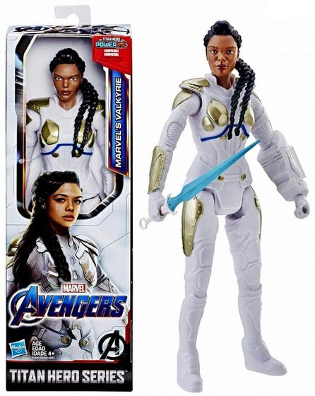 Imagem de Brinquedo Boneca Colecionável Menina Valquíria Valkyrie Morena Negra - Os Vingadores Avengers - Titan Hero Series - Marvel - Hasbro