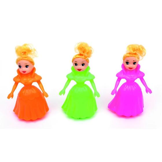 Imagem de Brinquedo Bonecas Princesas Coloridas - Brinquedo