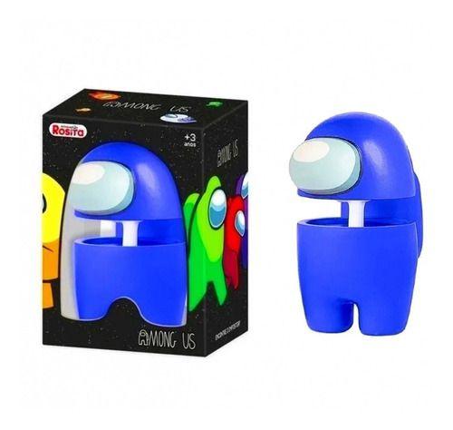 Imagem de Brinquedo Boneco Among Us Azul Rosita