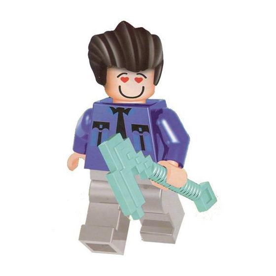 Imagem de Brinquedo Boneco Bloco De Montar Roblox Jailbreak Vigilante