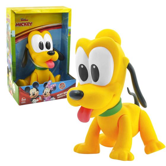 Imagem de Brinquedo Boneco Pluto Cachorro Turma Do Mickey Disney Jr - Lider Brinquedos