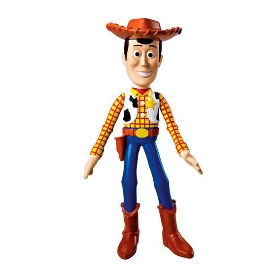 Imagem de Brinquedo Boneco Vinil Infantil Toy Story Woody Líder