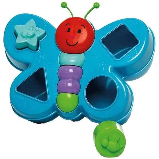 Imagem de Brinquedo Borboleta Espoleta AZUL Tateti Calesita 0862