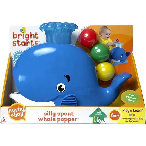 Imagem de Brinquedo Bright Silly Spout Whale Popper Starts