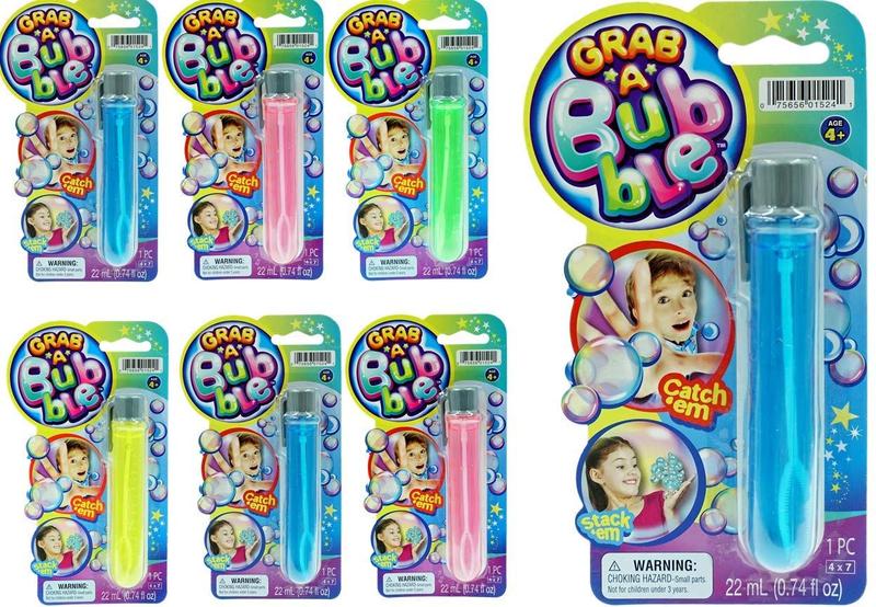 Imagem de Brinquedo Bubble Wand JA-RU Grab a Bubble Touchable Mini - Pacote com 6