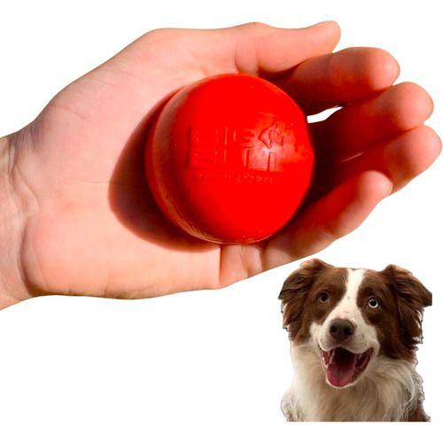 Imagem de Brinquedo Cachorro Bolinha Maciça Atóxica Resistente Anti Stress Bola Média 55mm - Big Bull