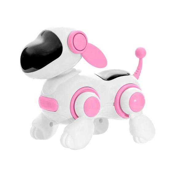 Imagem de Brinquedo Cachorro Robô Face Digital Rosa- Art Brink